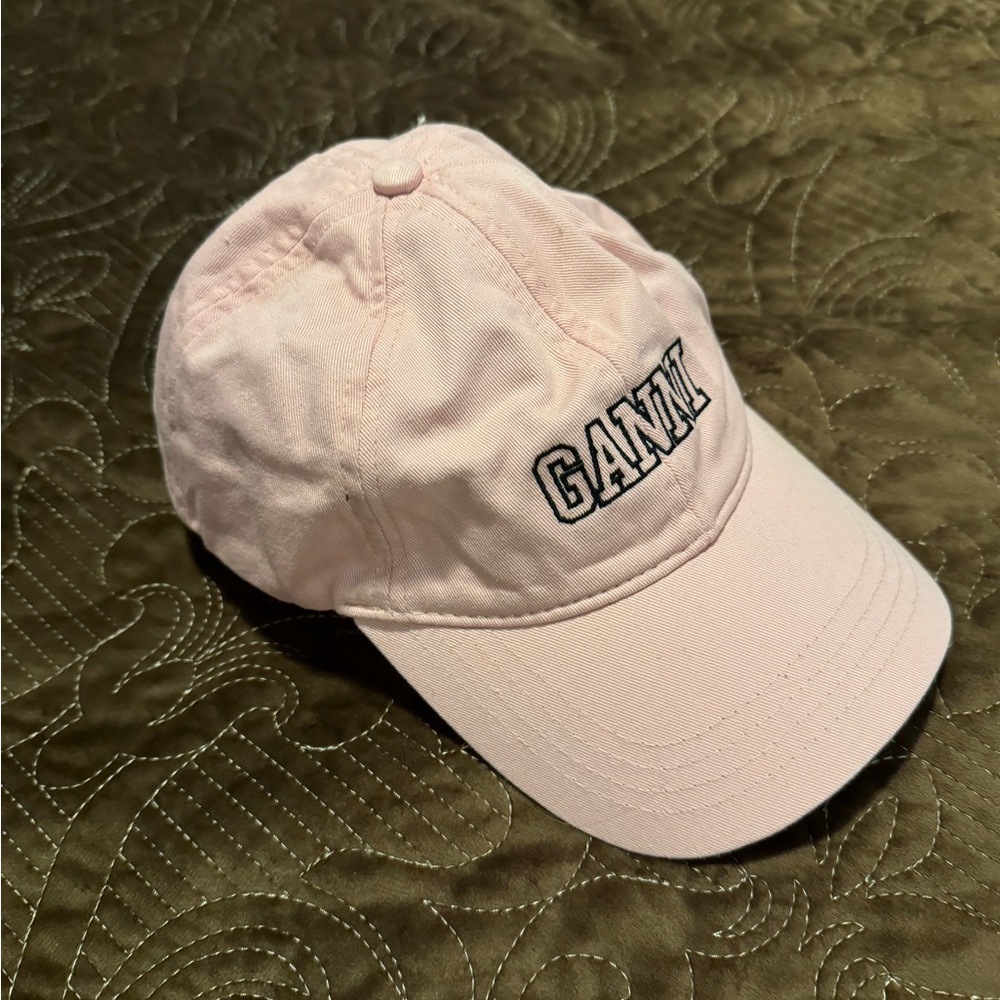 Ganni Light Pink Cap